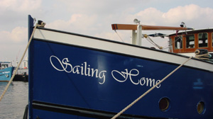 Barge in France